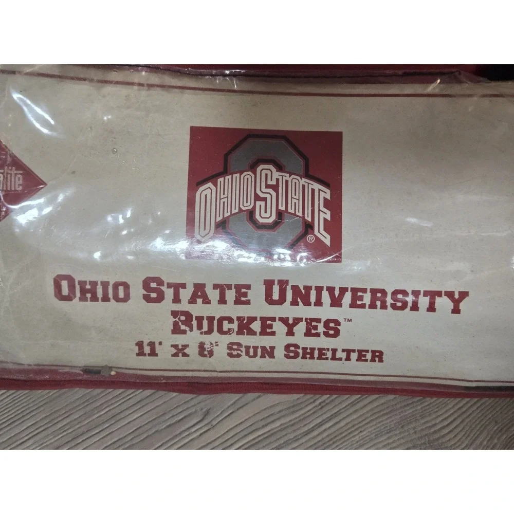 Ohio State Buckeyes Sun Shelter 11'x8'‎ Officially Licensed Beach Event Tent